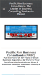 Mobile Screenshot of pacificrimbusinessconsultants.com