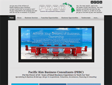 Tablet Screenshot of pacificrimbusinessconsultants.com